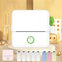 X6 mini printer portable sticker label Printer Bluetooth HD pocket thermal printer with paper for student note inkless printing