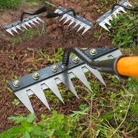 5/6/7/8 Tines Garden Weeder Tool Labor Saving Weeds Remover Weeds Puller Claw Remover Tool for Farm Backyard Agricultural
