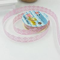 2 Roll Roll Tape Pretty Exquisite Multiple Colour Korean Style Lace Tape for Student Decorative Tape Hollow Lace Tape
