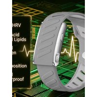 5.0 MG Screenless ECG Fitness Tracker Blood Oxygen Pressure Uric Acid Blood Lipid HRV Smart Bracelet Sports Band For Men Women