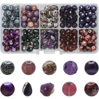 AliExpress YUANZHIRUN 200Pcs/Box 8mm Crystal Glass Round Spacer Beads Gravel Chip For DIY Making Jewelry Handmade Bracelet Necklace Earing Craft Kit