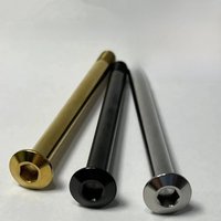AliExpress NONE Folding bicycle rear tripod p line Titanium bolt For brompton rear fork titanium shaft P line