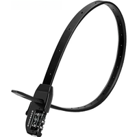 AliExpress riderace RIDERACE Password Tie Lock Multipurpose Bicycle Electric Scooter Motorcycle Portable Anti-theft 3 Digit Bike Helmet Lock Black