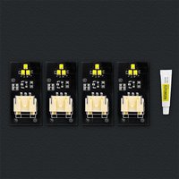 New For bmw F30 F35 2013-2015 car hernia headlights DRL chip Ballast LED boards Yellow Direct replacement Bright Yellow