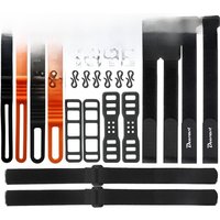 AliExpress Deemount 16/30Pcs Silicone Strap Fixed Rear Light Multi-Size High Temperature Resistant Elastic Strap W/ Fixed Buckle Install Handlebar