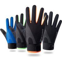 AliExpress NONE Thin Gloves Ice Silk Summer Sun Protection Breathable Exercise Cycling Women Driving Fishing Non-Slip Touch Screen Men Gloves
