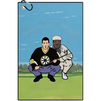 Funny Microfiber Premium Golf Towel, Printed Golf Towel for Golf Bags for Men&Women, Great Golf Accessories for Men Golfers