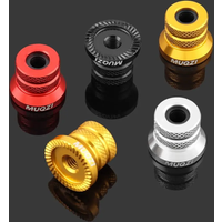 AliExpress MUQZI 1/2pcs M5 Quick Release Lever Nut Hub Front Rear Skewers Aluminum Alloy Fixing Bolt MTB Road Bike Wheel Hub Screw