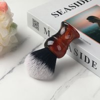 Yaqi Gadol 28mm Tuxedo Synthetic Shaving Brush - Men's Shaving Accessory for Smooth Grooming