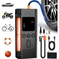 AliExpress Wind&Moon 150psi Bicycle Pump Portable Wireless Digital Inflator with Schrader Presta Valve For Car Motorcycle Ball MTB Bike Accessories