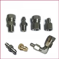 HPA Air 8mm Quick Disconnect Male Female Adaptor 8mm Fill Nipple High Pressure 1/8NPT 1/8BSP M10*1 M8*1 Stainless Steel