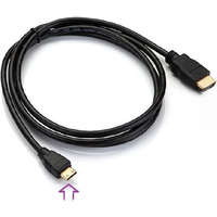 Mini HDMI-compatible to HDMI Cable 1080p 3D Gold Plated Plug For Monitor Tablet Camera DV graphics card HDTV Display Projection
