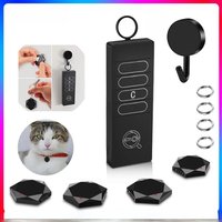 Hollarm Wireless Key Finder Remote Key Locator Phone Wallets Pet Tracker Wallet Tracker Anti-Lost Tags and Keychains 4 Receiver