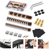 AliExpress NONE Portable Bicycle Flat Tire Repair Kit - Inner Tube Patching Tools, Tyre Levers & Rubber Repair Pads with Cold Patch Sealant