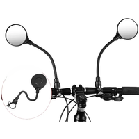 AliExpress NONE 1PC Bicycle Rearview Handlebar Mirrors 360 for Mountain Road Bike Motorcycle Bendable Hose Adjustable Rearview Mirror