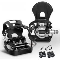 AliExpress BUCKLOS MTB Pedal For SPD System Dual Function Bicycle Self-locking Platform Pedal Dynamic Bike Top Clip Pedals Spin Pedals