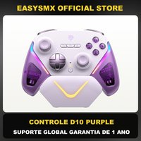 EasySMX D10 Wireless Gamepd TMR Sticks Charging Dock Controller Compatible with PC/Switch/Phone/Steam/TV, Dual-Mode Triggers