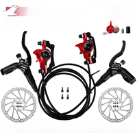 AliExpress TANKE MTB Bike Hydraulic Disc Brake Oil Pressure Caliper Clamp Brake 160mm Front Rear handle A B-pillar CNC bicycle Accessories upgrad