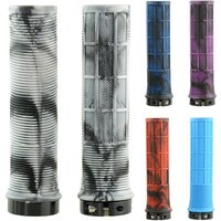 AliExpress NONE Bicycle Handlebar Grip Lock on Mountain Bike Grip Soft Bicycle Handle Waterproof Dustproof MTB Cuffs Non-slip MTB Grips