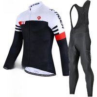 AliExpress X-TIGER Winter Bike Jersey Men's Long Sleeve Thermal FleeceCycling Jersey with Pockets Road Bicycle Shirt