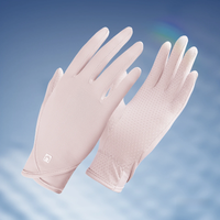 AliExpress NONE Women Summer Ice Silk Light Breathable Touchscreen Gloves Quick Dry Sunscreen Driving Cycling Anti-slip UPF50+ Anti-uv Gloves