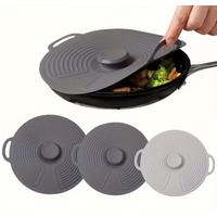 Silicone bowl LIDS, microwave splash LIDS, reusable heat-resistant LIDS, suitable for bowls, plates, POTS, pans, stove tops, ove