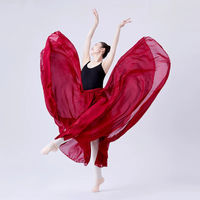 Ballet Skirt Long Women Chiffon Dance Skirt Tutu Ballet Dance Costumes Adult Long Skirt For Dancing