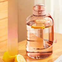 AliExpress 1.5L/2L Bpa Free Sport Bottle Kettle 1 Gallon Large Capacity Tritan Water Bottle with Straw Drink Waterbottle Bottle Cup