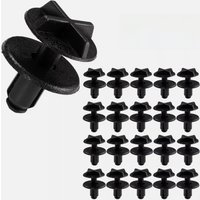 20Pcs Black Battery Cover And Cowl Panel Clip Fasteners For Land Rover Range Rover Discovery Sport Evoque OE # LR024316