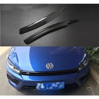 Carbon fiber Headlight Eyebrow Eyelids Stickers Trim Cover for VW Scirocco 1.4T 2.0T R GTS 2008 - 2017 Accessories Car Styling