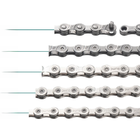 AliExpress NONE SUMC Bicycle Chain 8/9/10/11/12 Speed for MTB Road Folding Bike Gray Silvery Chains