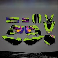 AliExpress NICEMOTO GRAPHICS & BACKGROUNDS DECAL STICKERS Kits For KAWASAKI KLX110 2002-2008 KX65 2000-2008 DRZ110 Pit Dirt bike