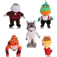 The Bad Guys Mr Wolf Plush Toys Kawaii Wolf Snake Piranha Plush Cute Anime Animal Dolls Hot Around The Movie Stuffed Kid Gift