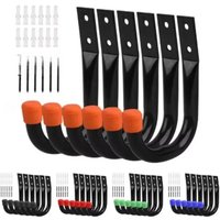 AliExpress NONE 6PCS/Set Bike Wall Mount Hooks Bicycle Support MTB Road Bike Parking Hanging Holder Stand For Cycling Bike Accessories