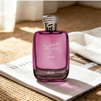 RASASI Hawas Diva Eau de Parfum For Women 3.38 Fl Oz, Elegant Long-Lasting Floral Fruity Fragrance, Sophisticated Feminine Perfume with Fresh and Sweet Notes.