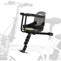 AliExpress NONE Front Mount Kids Bike Seat Mountain Bike Child Safety Seat with Guardrail and Safety Bicycle Seat Belt Bike Accessories