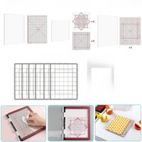 Bundle Deals Photopolymer Grip Mat 4.75x6/6x6/6.5x8.5inch For Stamp Positioning Tools Sticky Mats To Hold Stencil and Cardstock