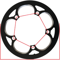 AliExpress TRUYOU Chainring Protection Cover for Folding BikeSingle Plate Gear Chain Wheel Guard Bicycles Part 130 BCD 42 44 46 48 50 Teeth