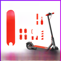 1 Set Silicone Foot Pad Charging Port Dust Plug for XIAOMI Mijia M365 Electric Scooter Rubber Case and Handlebar Grip Part