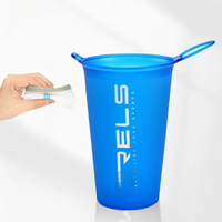 AliExpress WRELS 1pc 200ml Foldable Sports Water Cup Marathon Cross-country Running Folding Soft Water Cup Small and Light Easy to Carry Cup