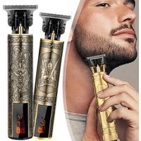 Professional Beard Trimmer for Men Zero Gapped T-Blade Hair Clipper & Mustache Trimmer Kit with LCD Display Hair Shears