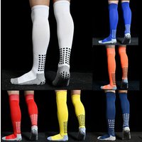 AliExpress Soccer Knee 2022 New Non-Slip Breathable Men's Socks High Towel Bottom Cycling Hiking Sports Training Long Football Socks
