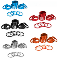 AliExpress 11pcs BUCKLOS Bicycle 28.6mm Fork Spacers 1-1/8'' Aluminum/Carbon Bike Headset Washer Ultralight Road MTB Stem Fork Washer Parts