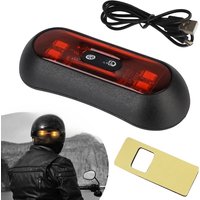 AliExpress NONE Rechargeable Motorbike Safety Helmet Cycling Warning Lights Blinker Motorcycle Helmet LED Light Waterproof Signal Light
