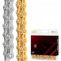 AliExpress BUCKLOS 9 Speed Bicycle Chain Ultralight Road Mountain Bike Chain 116 Links Durable Bicycle Stainless Steel Chain Cycling Parts