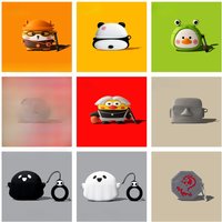 For Honor EarBuds X6 Case 3D Cartoon Wheel Duck Ghost Cute Silicone Soft Case Honor EarBuds X6 Shockproof Shell Protective Cover