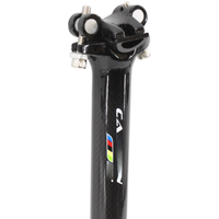 AliExpress New Mountain Road Bike Alloy+3K Carbon Fibre Seatpost Carbon Bicycle Seatpost carbon MTB Parts 25.4/27.2/30.8/31.6*350/400mm