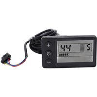 AliExpress NONE S866 Electric Bicycle Display LCD Meter 24V 36V 48V Electric Scooter Control Panel with SM Plug