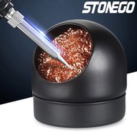 STONEGO support de fil métallique soudage dessouder pointe de fer à souder nettoyeur de scories nettoyage filtre à mailles à billes en acier