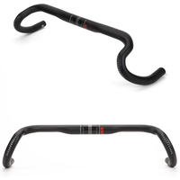 AliExpress NONE 2026 New Carbon Gravel Handlebar Big Flare Bar Cycle Cross Road Bike Handlebars 380/400/420/440mm Carbon Fiber Bicycle